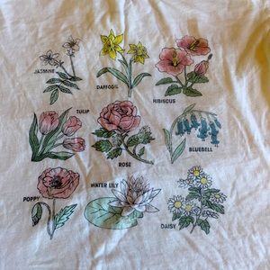 pac sun floral tshirt